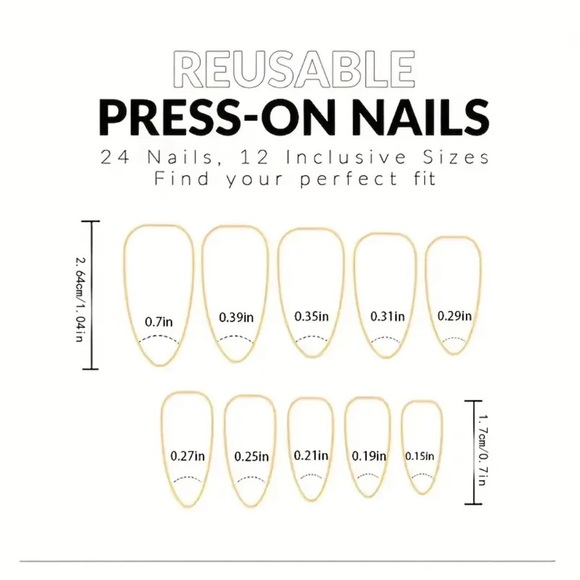 Press-On Nails with Epic Nail Art (Nail Glue Included!) - Picture 7 of 9